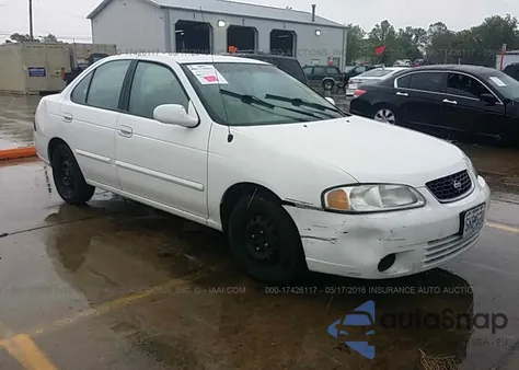 2001 Nissan Sentra Xe/Gxe z USA, uszkodzony, nr VIN 3N1CB51D31L496652